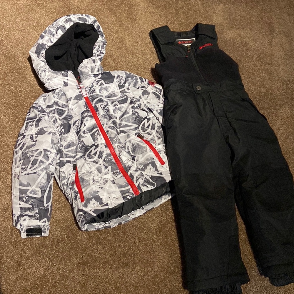 Boys Snozu Ski Jacket and Bib Pants 4t